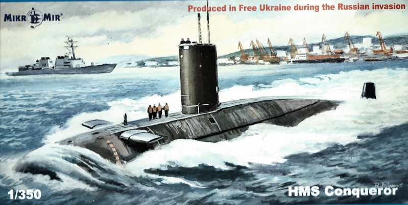 thumbnail image 2 of Mikro Mir 350-044 1/350 Scale HMS Conqueror Plastic Model Kit - UK Stock 2 of 6